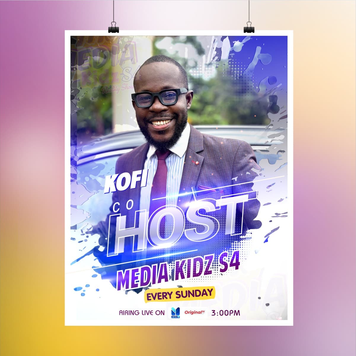 Kofi, Co-Host of Media Kidz Season 4