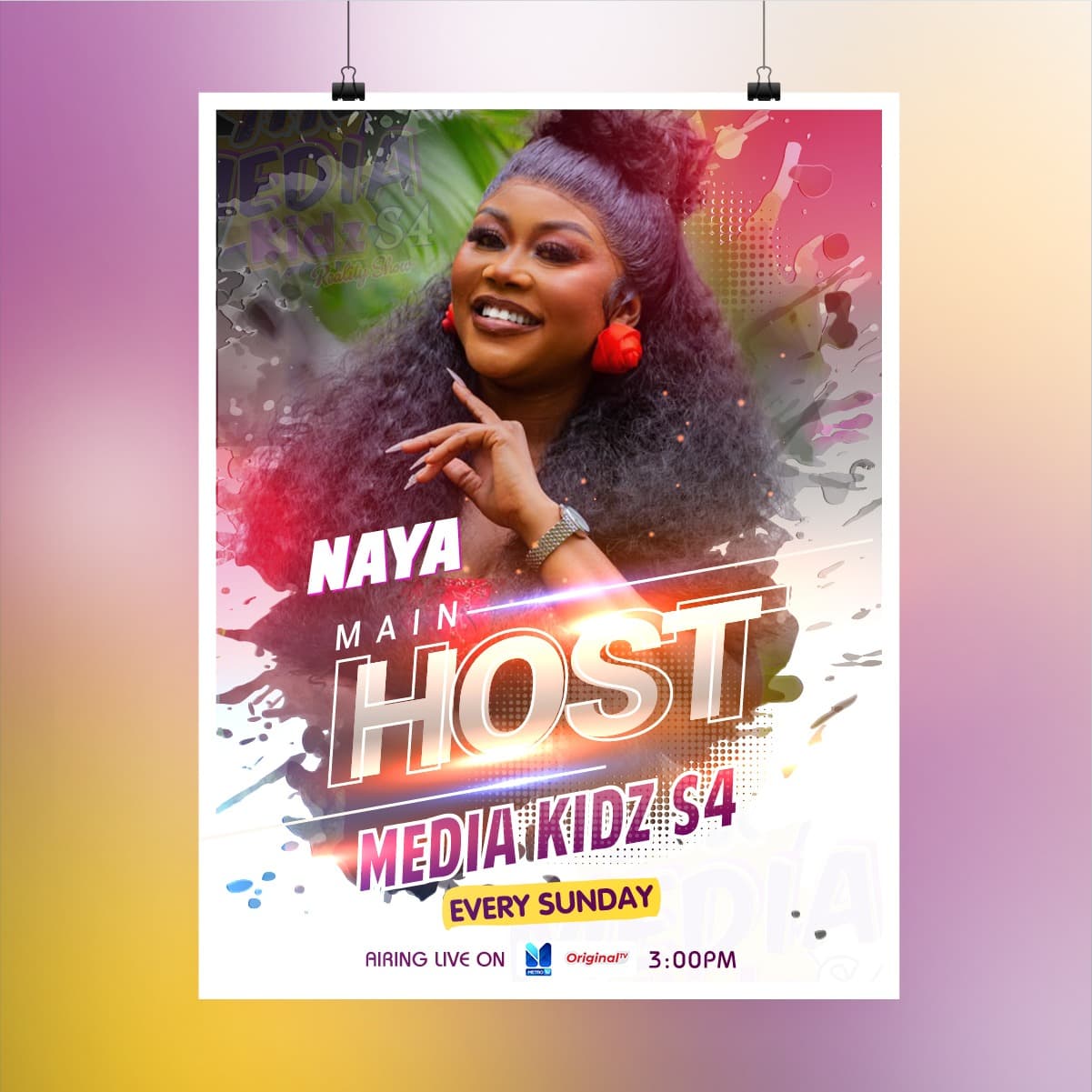 Naya, Main Host of Media Kidz Season 4